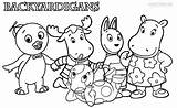 Backyardigans Coloring Pages Printable Nick Jr Kids Cool2bkids Colouring Blaze Cat Color Print Shows Getcolorings Choose Board sketch template