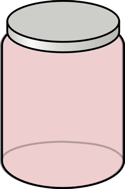 pink glass jar clip art  clkercom vector clip art  royalty