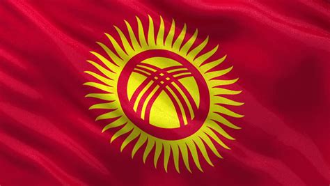national flag of kyrgyzstan meaning picture flag and history