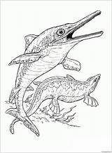 Ichthyosaur Plesiosaur Ichthyosaurs sketch template