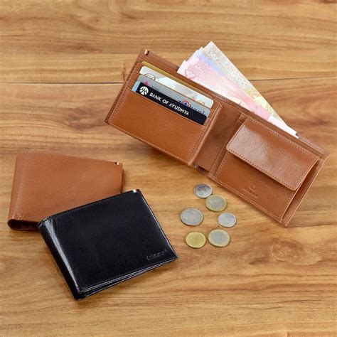 tri fold wallet  coin pocket klaasleathercom