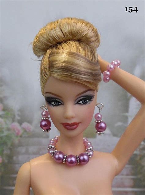 Jewelry Barbie Necklace Earring For Doll Barbie Fashion Peinados Para