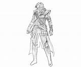 Guild War Armored Coloring Pages sketch template