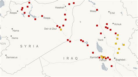 where isis is gaining control in iraq and syria the new york times