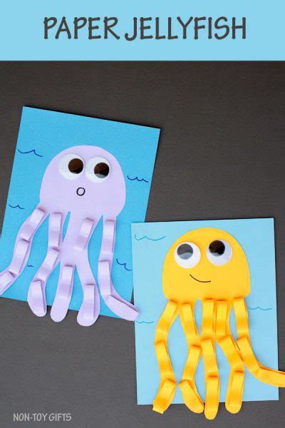 jellyfish craft  kids easy  fun ocean    sea craft