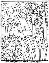 Hundertwasser Malvorlagen Ausmalen Bildergebnis Coloring sketch template