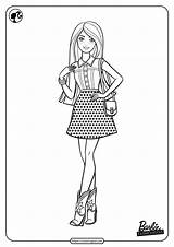 Barbie Coloring Pages Pdf Printable Fashionistas sketch template