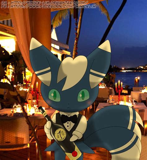 Need A Wine Meowstic Male By Winick Lim On Deviantart