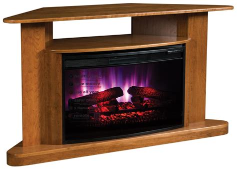 corner electric fireplace tv stand