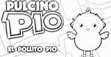 Pio Pulcino Coloring Pages Chick Little Cheep Pollito Italia sketch template
