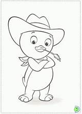 Coloring Pages Backyardigans Sticky Pablo Related sketch template