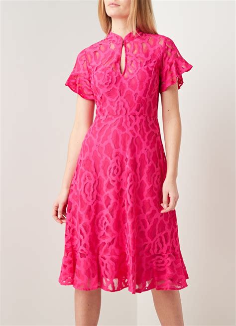 damsel   dress lulu lace dress pink  roze de bijenkorf