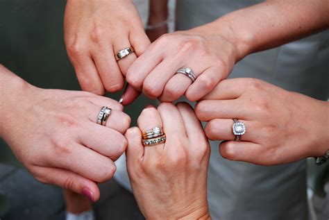 wearing  rings articles easy weddings
