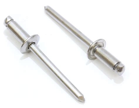 bolt dropper rivets stainless steel      pack gap