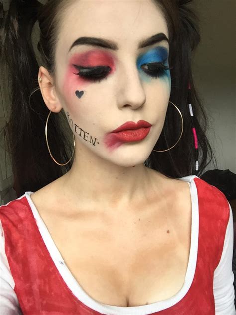 Harley Quinn Makeup Mugeek Vidalondon