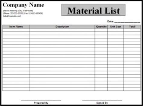 images   printable electrical material list material