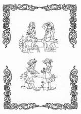 Victorian Coloring Printable Children Pages These Charming Wonderful End Clipartqueen sketch template