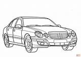 Mercedes Coloring Pages Class Printable Skip Main Drawing 2009 sketch template