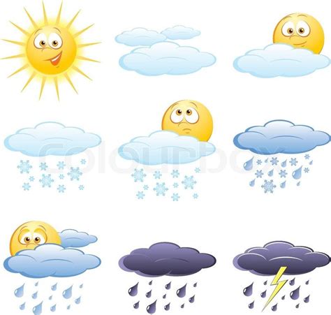 weather symbols picture cakepinscom weather icons weather symbols