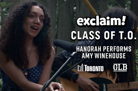 watch hanorah cover amy winehouse for the class of t o