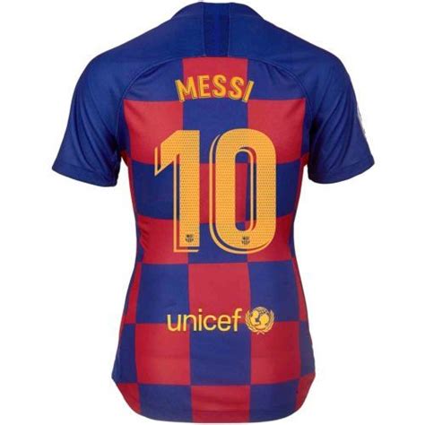 2019 20 Womens Nike Lionel Messi Barcelona Home Jersey Soccerpro