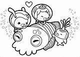 Octonauts Coloring Pages Cartoon sketch template