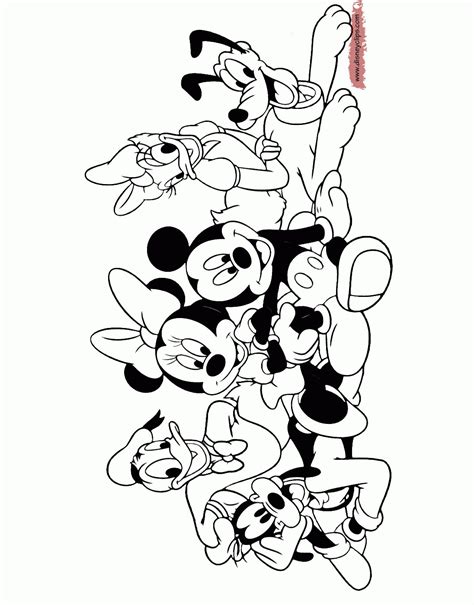 baby mickey  friends coloring pages  getcoloringscom