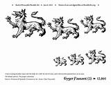 Tyger Traceable Passant sketch template