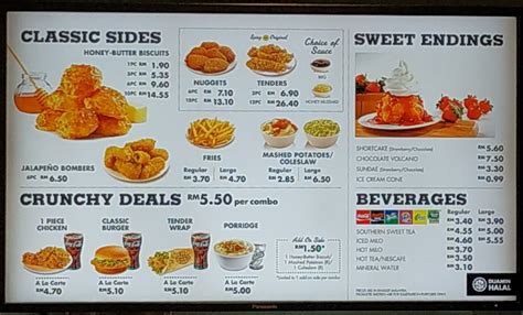 texas chicken malaysia menu amp price visit malaysia gambaran