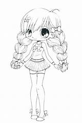 Coloring Anime Pages Cute Animals Kids Printable Girl Adults Couple Color Getcolorings Getdrawings Unique Colorings sketch template