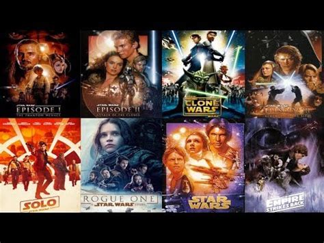 star wars  chronological order updated