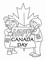 Canada Coloring Pages Kids Happy Sign Childrens Flag Make National Hopes High Sheets Memorable Couple Making Create Two Colouring Kidsplaycolor sketch template