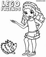 Lego Friends Coloring Pages Hello Animal Friend Printable Print Emma Book Library Clipart Color Clipartmag Comments Coloringhome sketch template