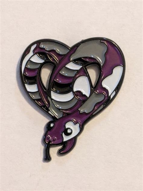 ace pride noodle pin asexuality