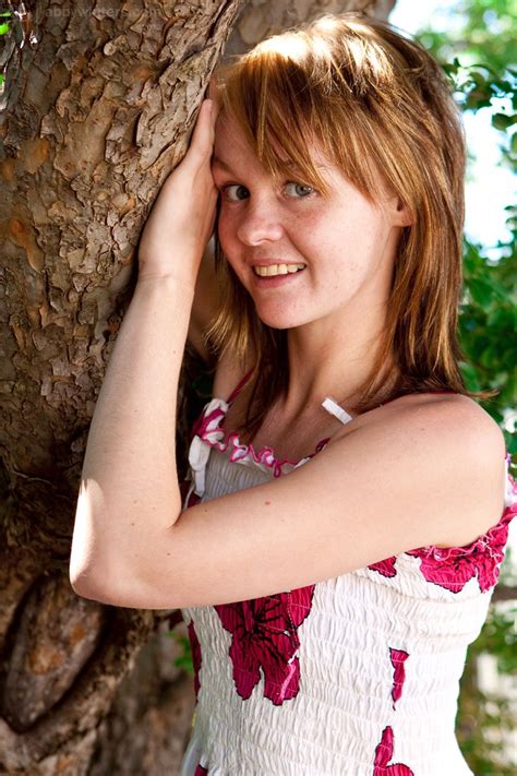jacey from flat chested teen cutie climbing a tree at brdteengal