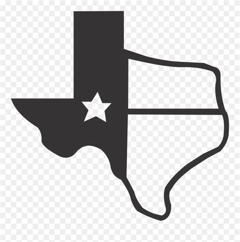 flag texas texas flag black  white clipart  pinclipart