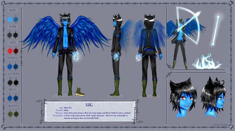 character reference sheet luc by lucplays on deviantart