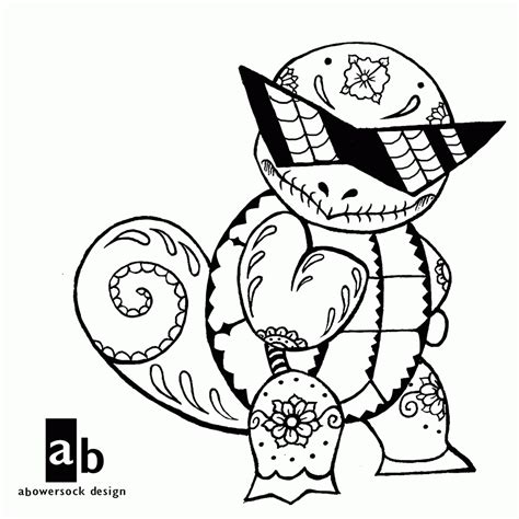 blastoise  charizard coloring pages