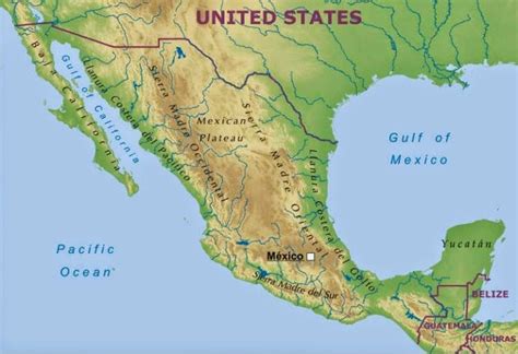 el espacio de la geografia mapas de mexico