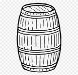Barrel Drawing Coloring Wine Book Clipart Icons Computer sketch template