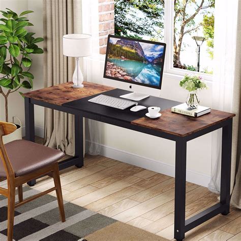 tribesigns  simple sturdy computer desk large modern small desk home office study writing