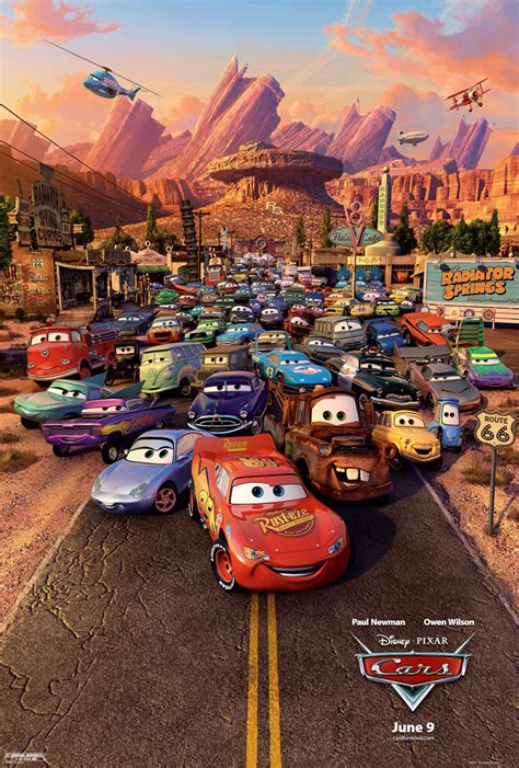 Image Cars Poster 3  Pixar Wiki Disney Pixar