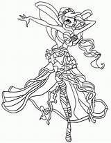 Coloring Pages Winx Club Bloom Enchantix Popular sketch template