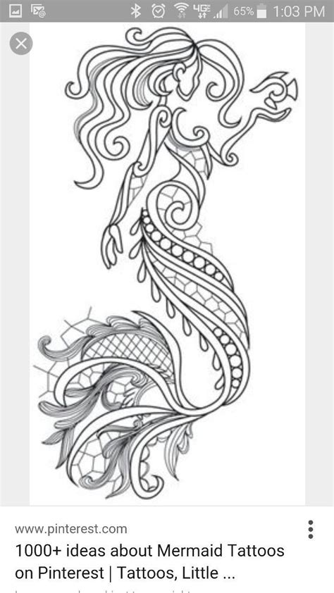 mermaid tattoo tattoo ideas coloring pages mermaid mermaid