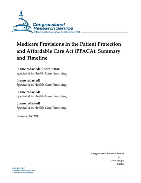 Medicare Provisions In The Patient Protection And