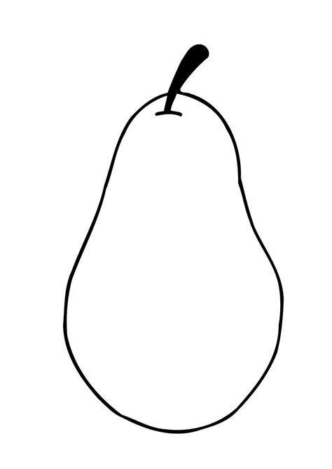 coloring page pear  printable coloring pages img
