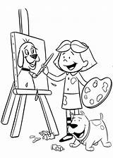 Coloring Paint Pages Girl Little Dog Her Girls Luther Jr Martin King Getcolorings Color sketch template