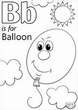 Coloring Letter Balloon Pages Preschool Drawing Alphabet Printable Line Color Letters Worksheets Coloringbay Animals Crafts Getdrawings Supercoloring Choose Board sketch template