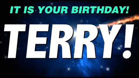happy birthday terry    gift youtube