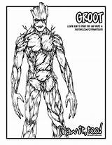Groot Coloring Pages Guardians Color Baby Launching Rocket Getcolorings Printable Getdrawings Drawittoo Template Fortnite sketch template